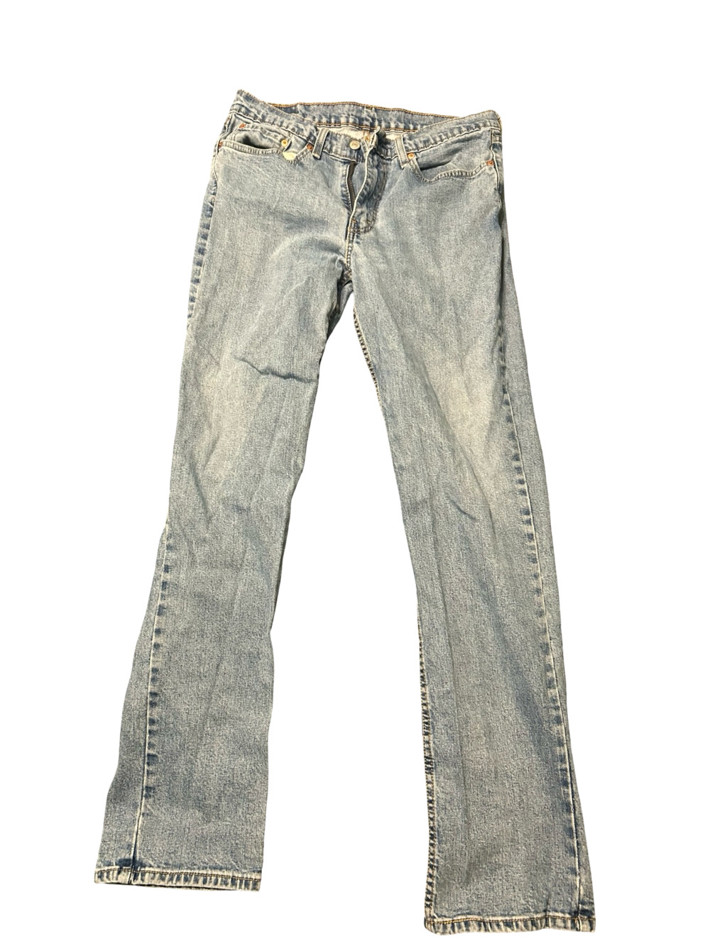 Levi's 514 Straight Leg Jeans Light Wash Size 34x34